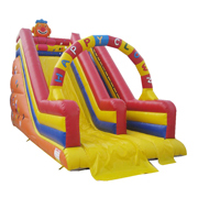 inflatable bouncer with slide